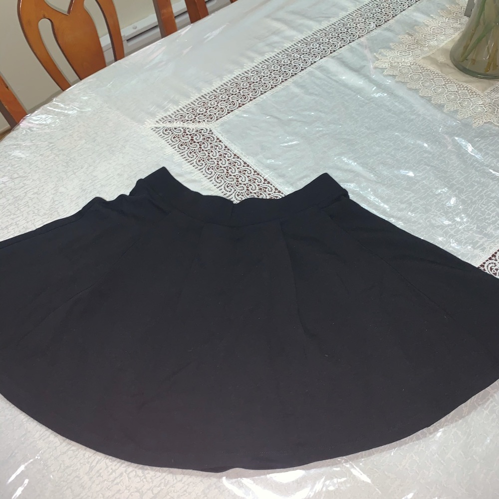 Black Skater Skirt